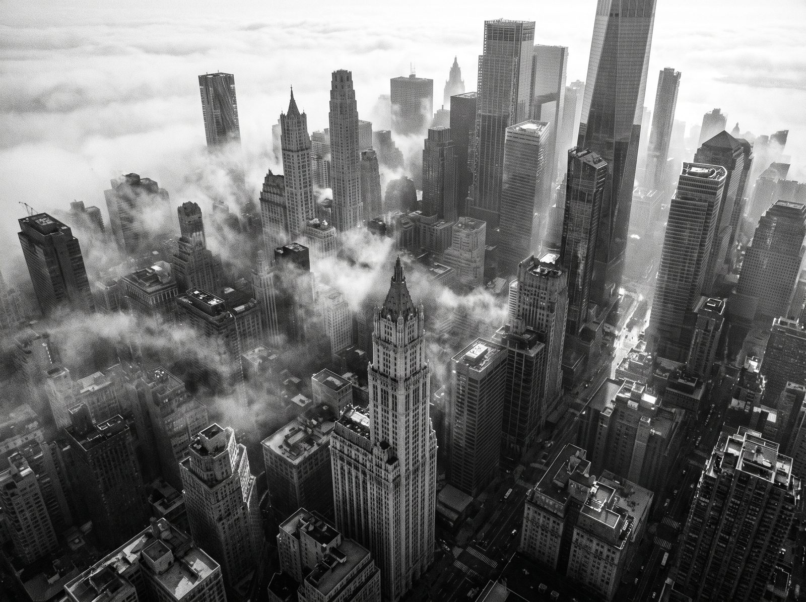 Lower Manhattan from above
