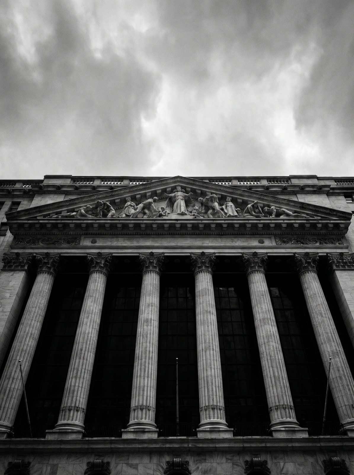 The New York Stock Exchange facade